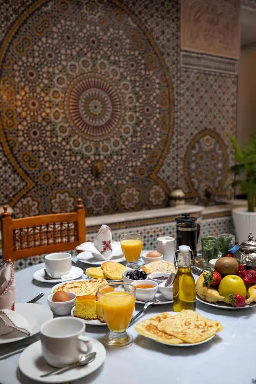 Petit-déjeuner du riad
